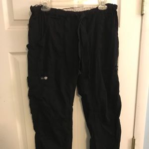 Black Koi black scrubs size medium